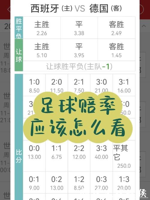 世界杯竞猜赔率解析:如何读懂数据 世界杯竞猜赔率解析:如何读懂数据